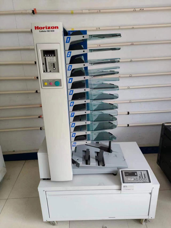 进口二手搓纸轮配页机