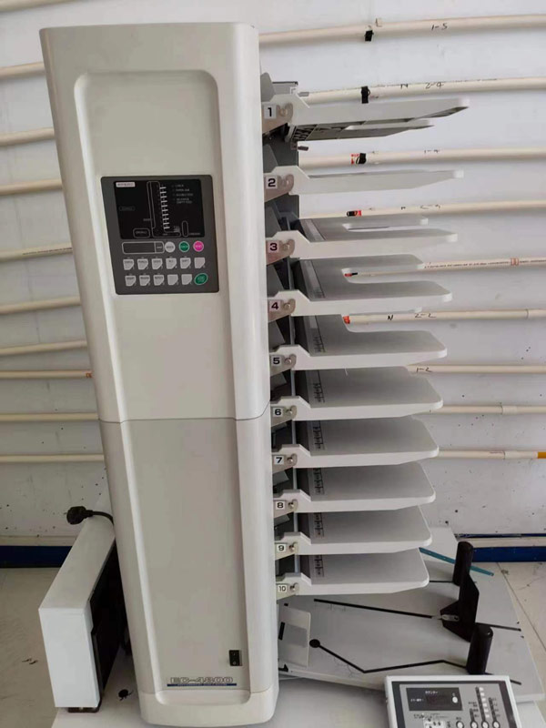 进口二手搓纸轮配页机