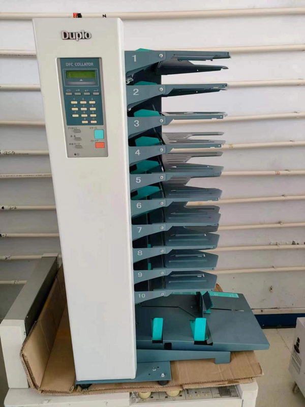 进口二手搓纸轮配页机