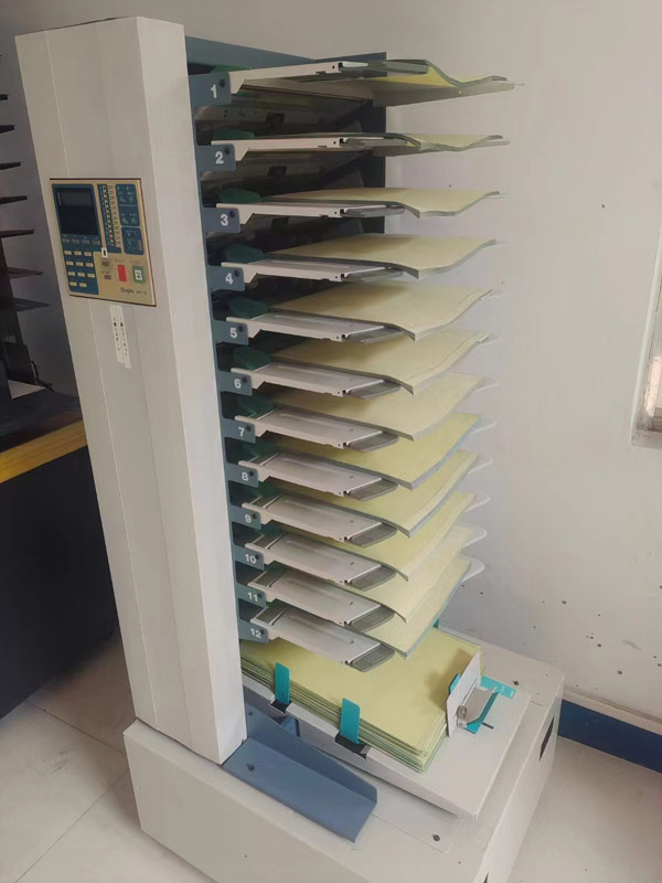 进口二手搓纸轮配页机